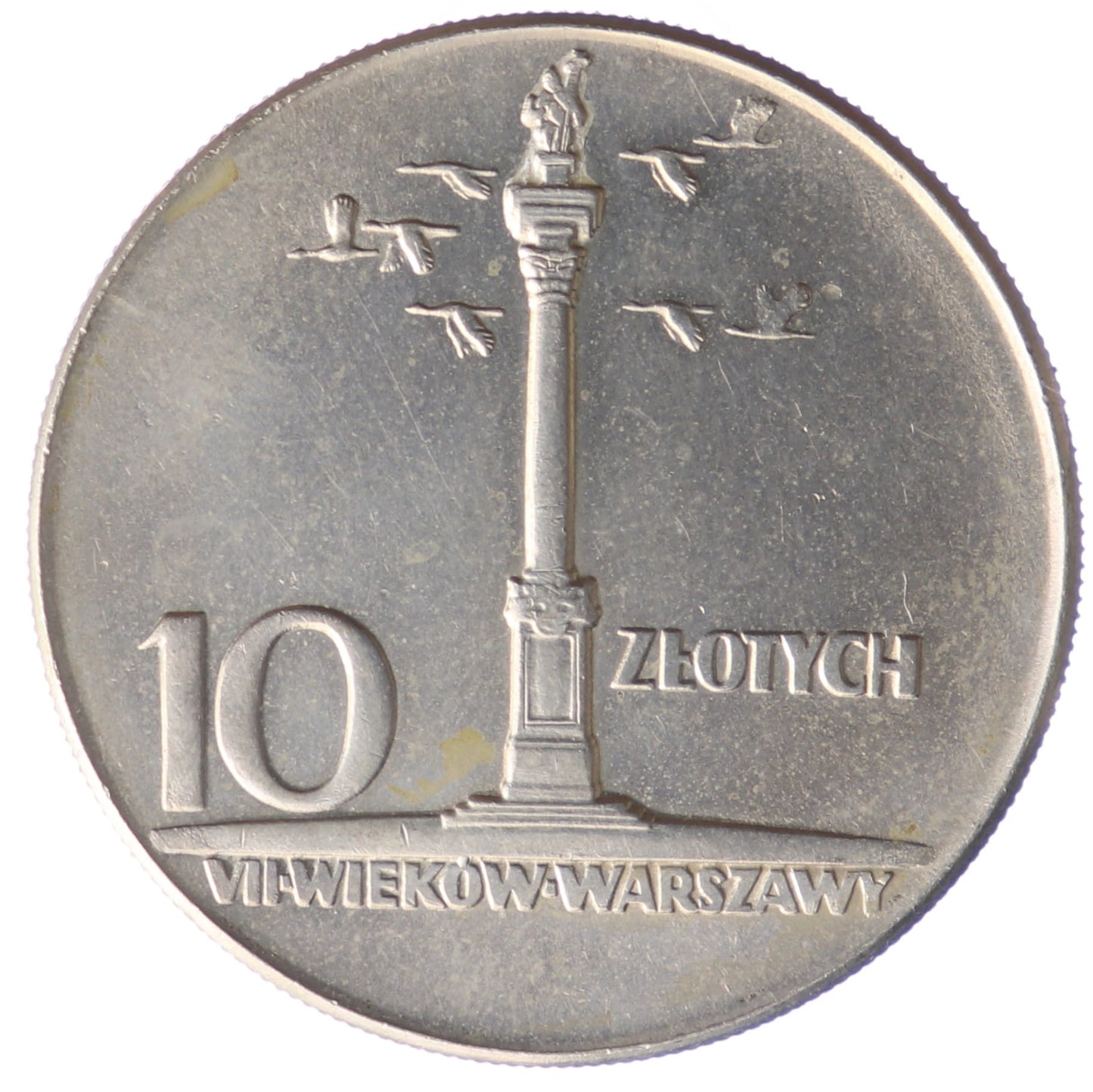 10 złotych - Kolumna Zygmunta - 1965 rok