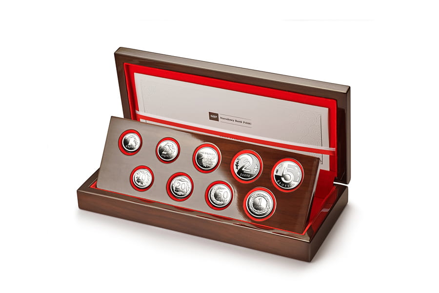 100 Lat złotego - Srebrny Zestaw