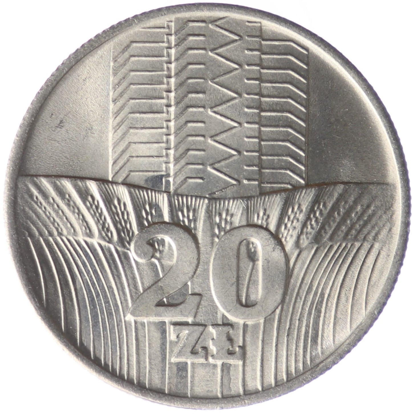 20 złotych - Wieżowiec I Kłosy - 1973-76 rok