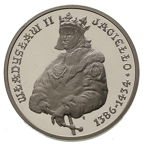 5 000 złotych - Władysław II Jagiełło Półpostać - 1989 rok