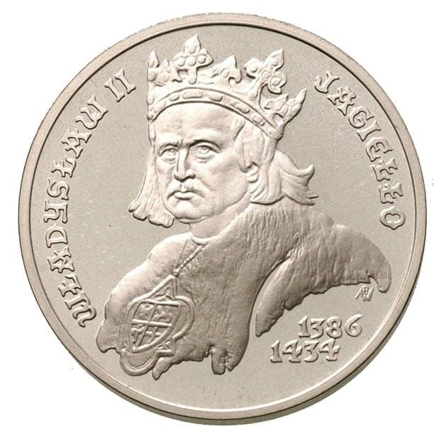 5 000 złotych - Władysław II Jagiełło Popiersie - 1989 rok