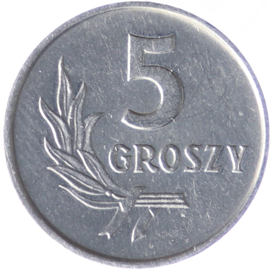 5 groszy - 1958-72 rok