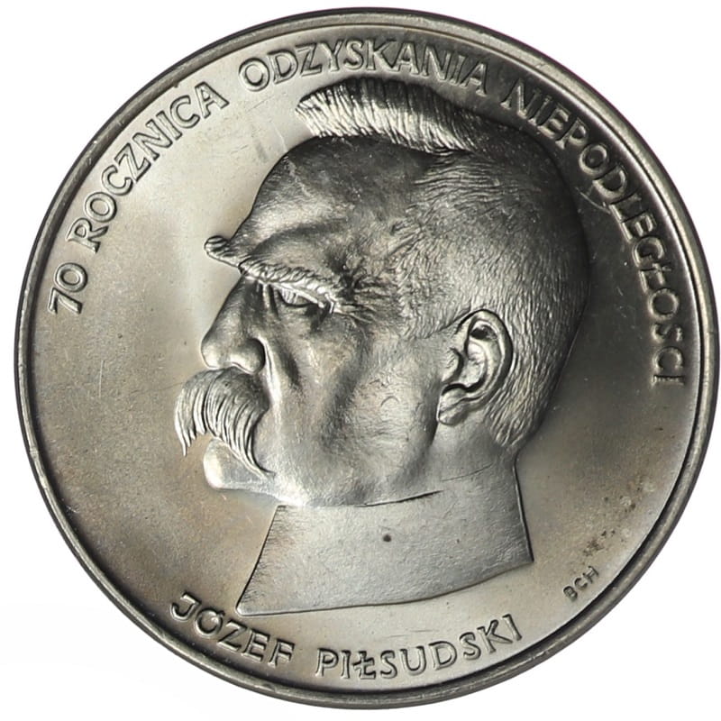 50 000 złotych - Józef Piłsudski - 1988 rok