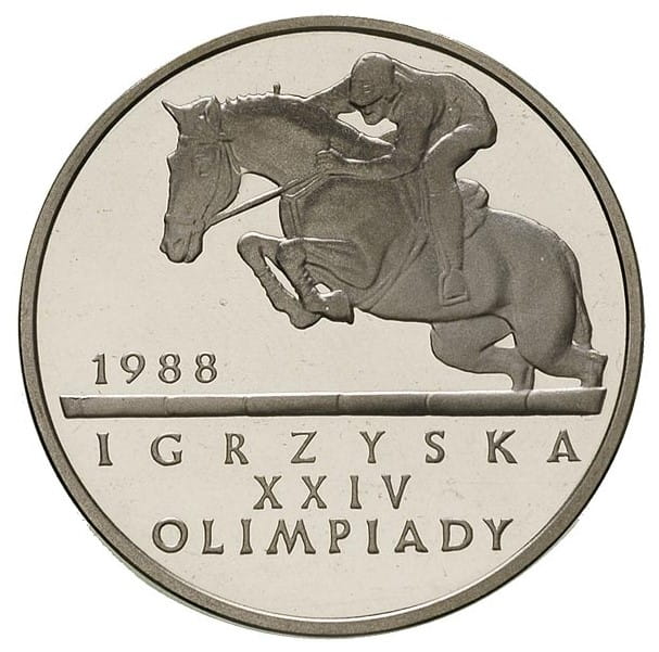 500 złotych - Igrzyska XXIV Olimpiady Seul 1988 - 1987 rok