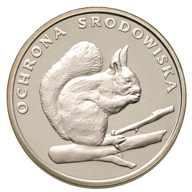 500 złotych - Ochrona Środowiska - Wiewiórka - 1985 rok