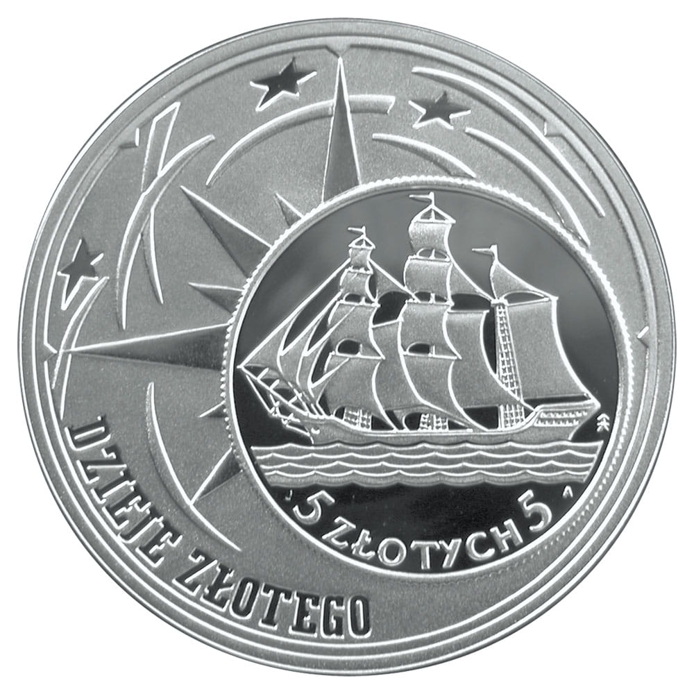 Moneta 10 zł Dzieje Złotego - Żaglowiec
