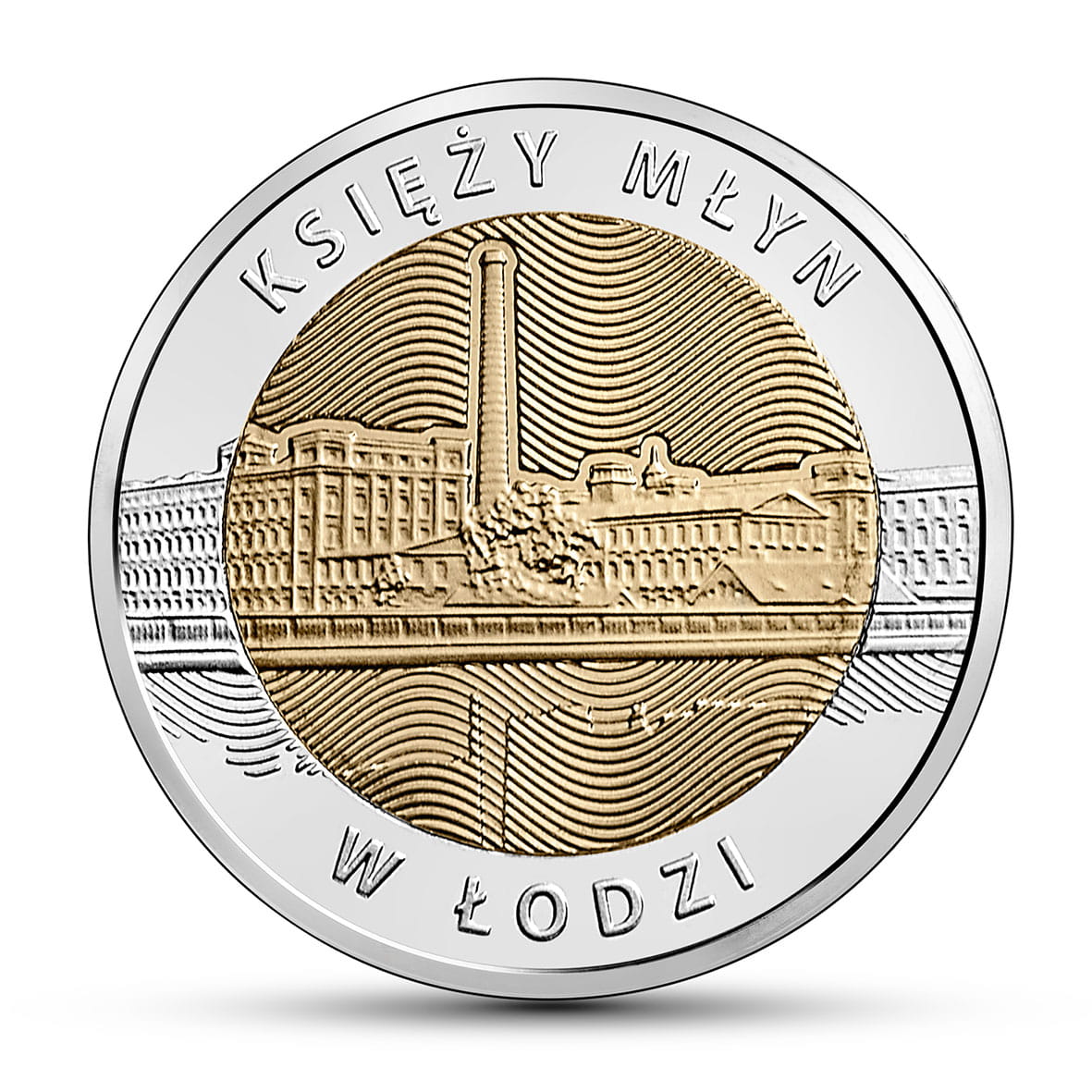Moneta 5 zł Księży Młyn w Łodzi