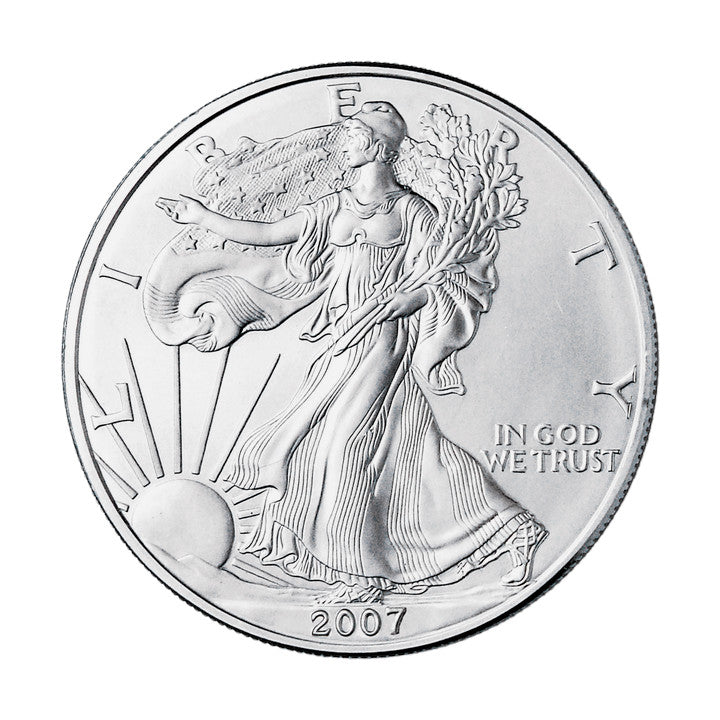 Amerykański Orzeł - 2007 - 1 uncja srebra