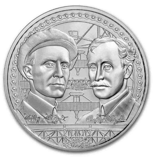 Bracia Wright - Niue - 2022 - 1 Uncja Srebra