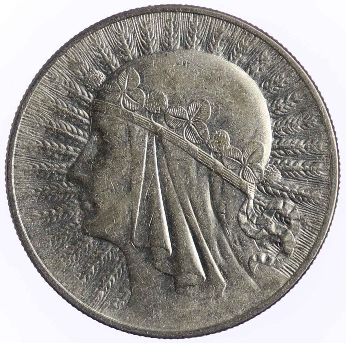 10 zł - Głowa Kobiety - 1933 (nr 1079)