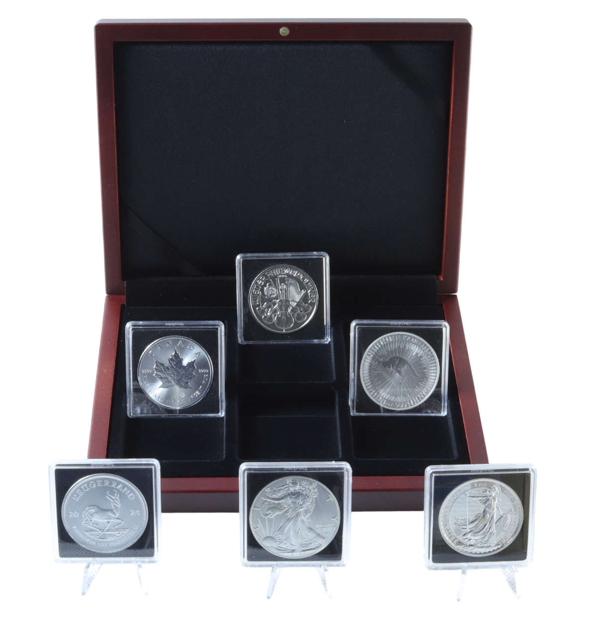 Zestaw KANON - 6 srebrnych monet bulionowych