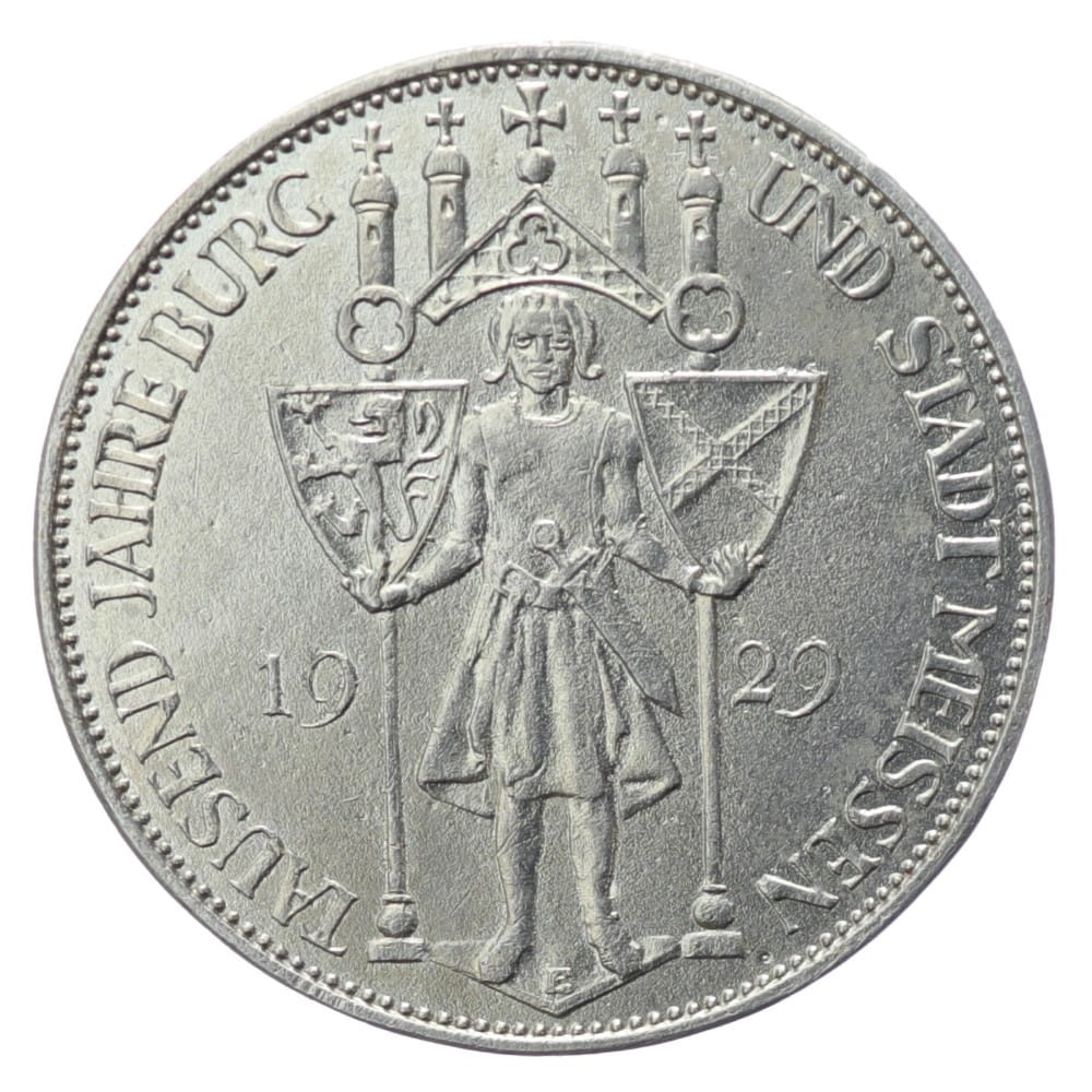 3 reichsmarki - Republika Weimarska - 1929 - E