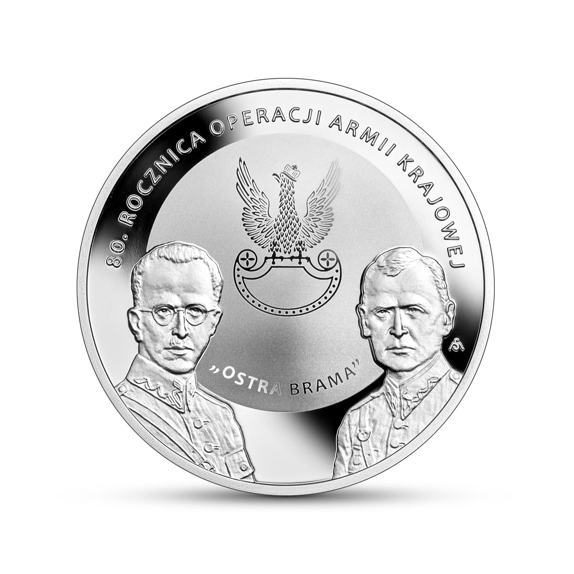 Moneta 10 zł 80. rocznica operacji Armii Krajowej „Ostra Brama”