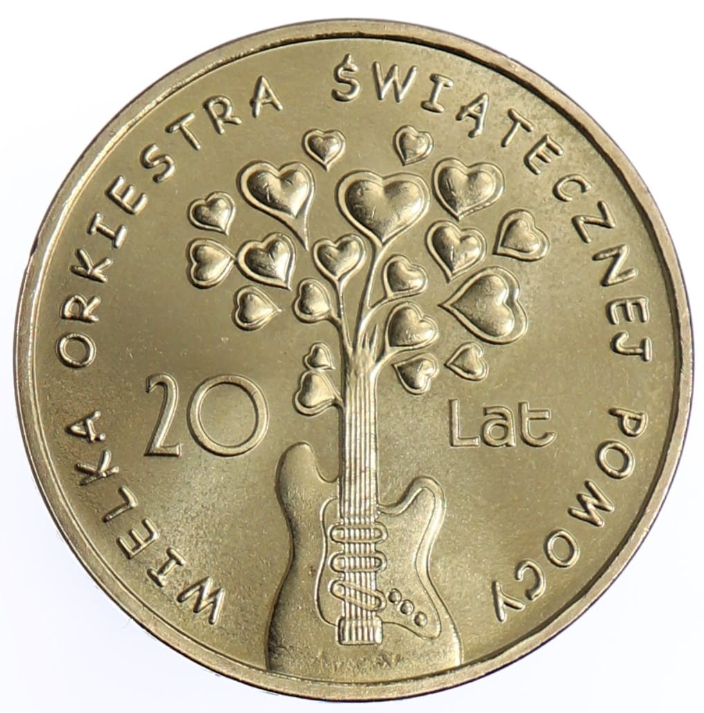 Moneta 2 zł 20 Lat WOŚP - 2012 rok