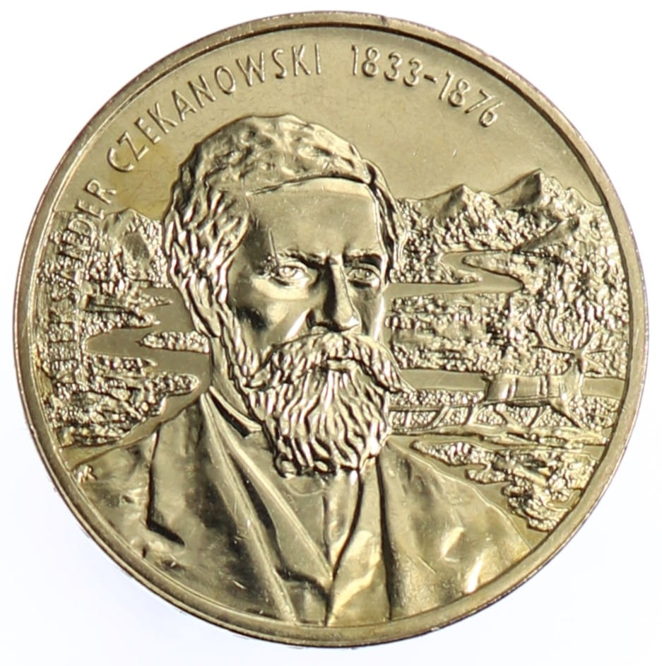 Moneta 2 zł Aleksander Czekanowski - 2004 rok