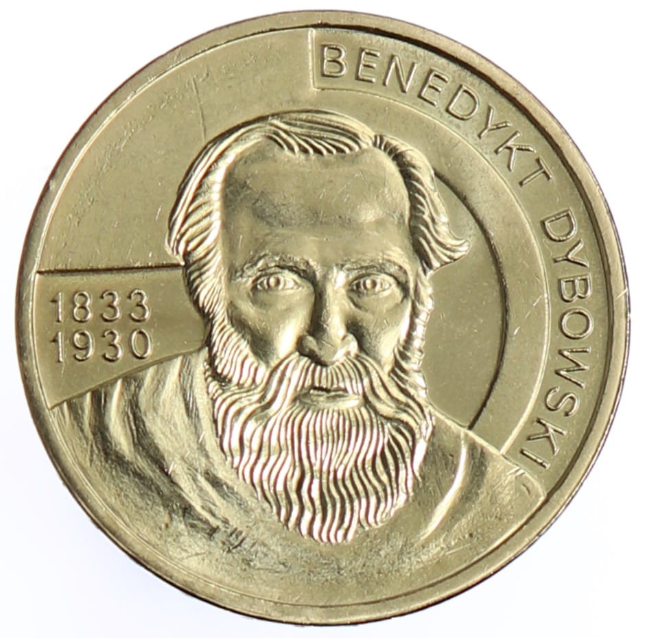Moneta 2 zł Benedykt Dybowski - 2010 rok