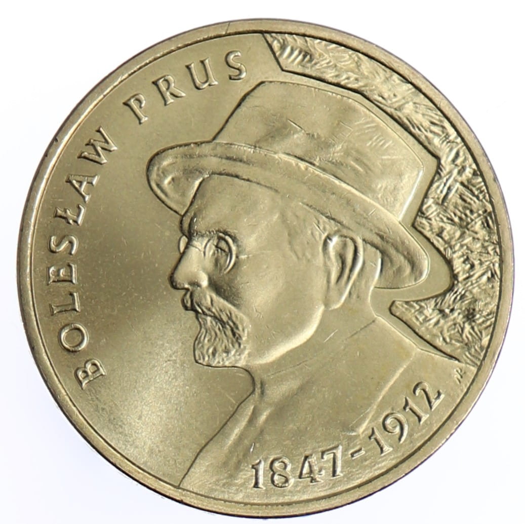 Moneta 2 zł Bolesław Prus - 2012 rok