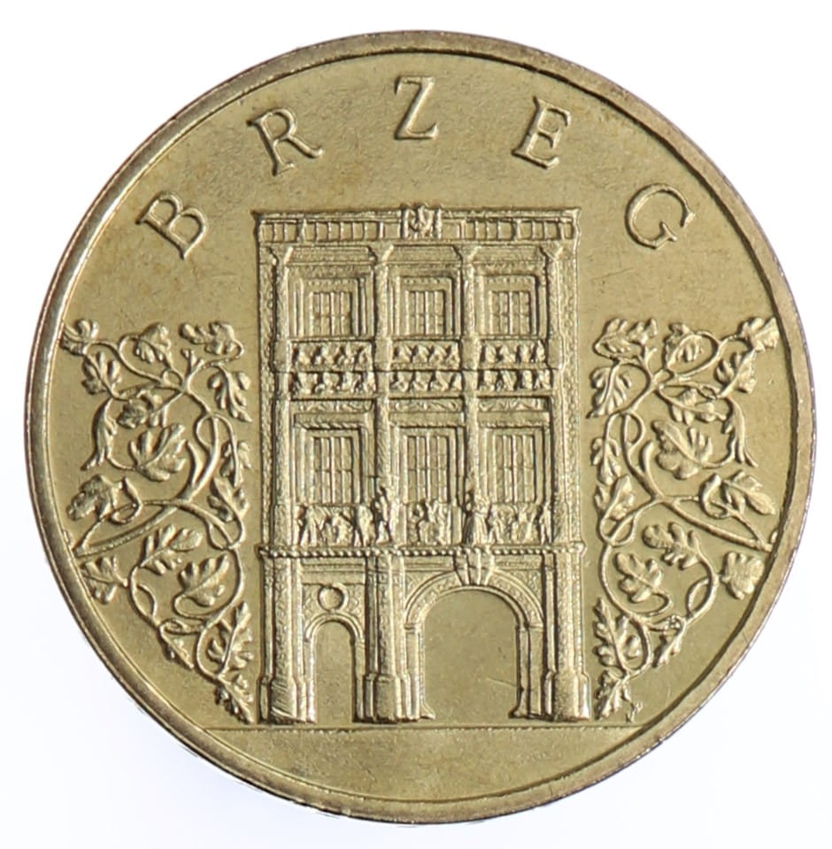 Moneta 2 zł Brzeg - 2007 rok
