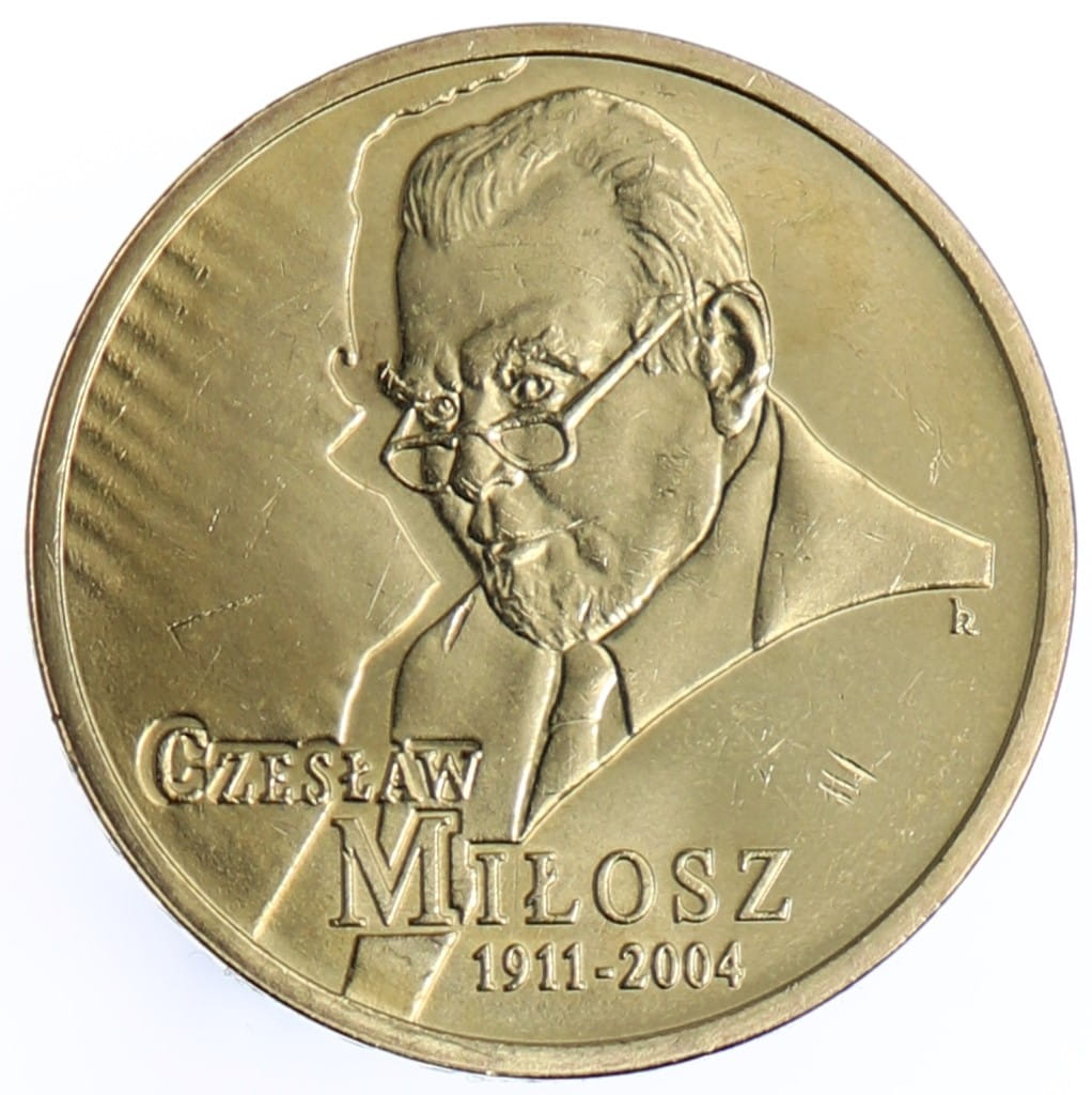 Moneta 2 zł Czesław Miłosz - 2011 rok