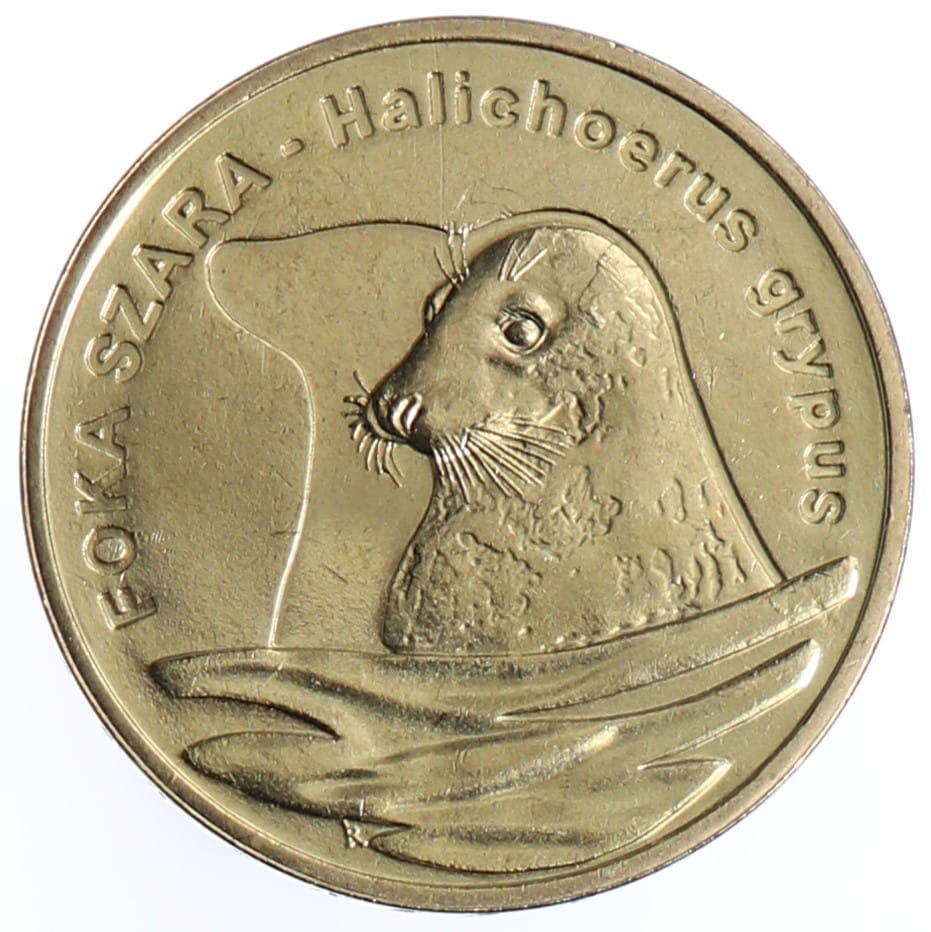Moneta 2 zł Foka szara - 2007 rok