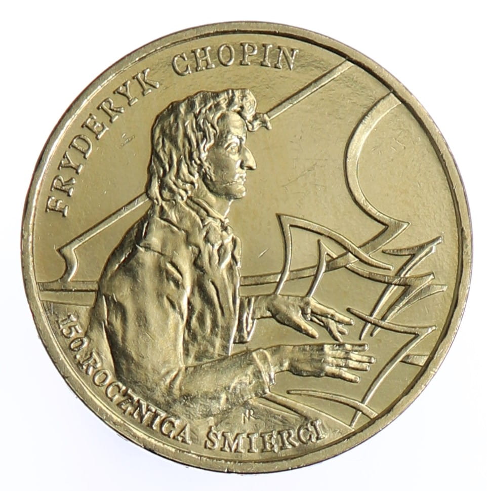 Moneta 2 zł Fryderyk Chopin - 1999 rok
