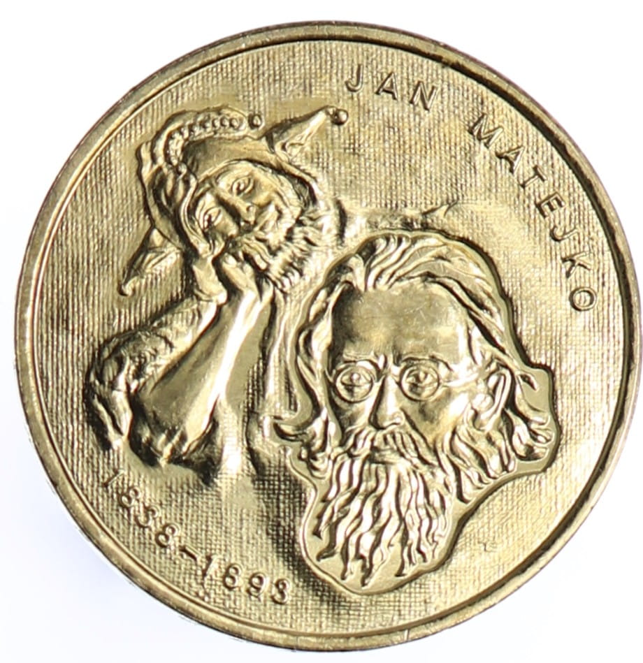 Moneta 2 zł Jan Matejko - 2002 rok