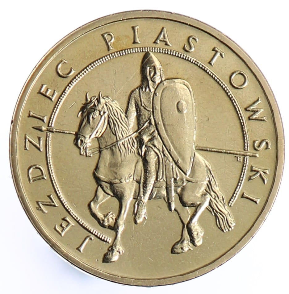 Moneta 2 zł Jeździec piastowski - 2006 rok