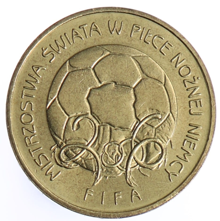 Moneta 2 zł Mundial Niemcy 2006 - 2006 rok