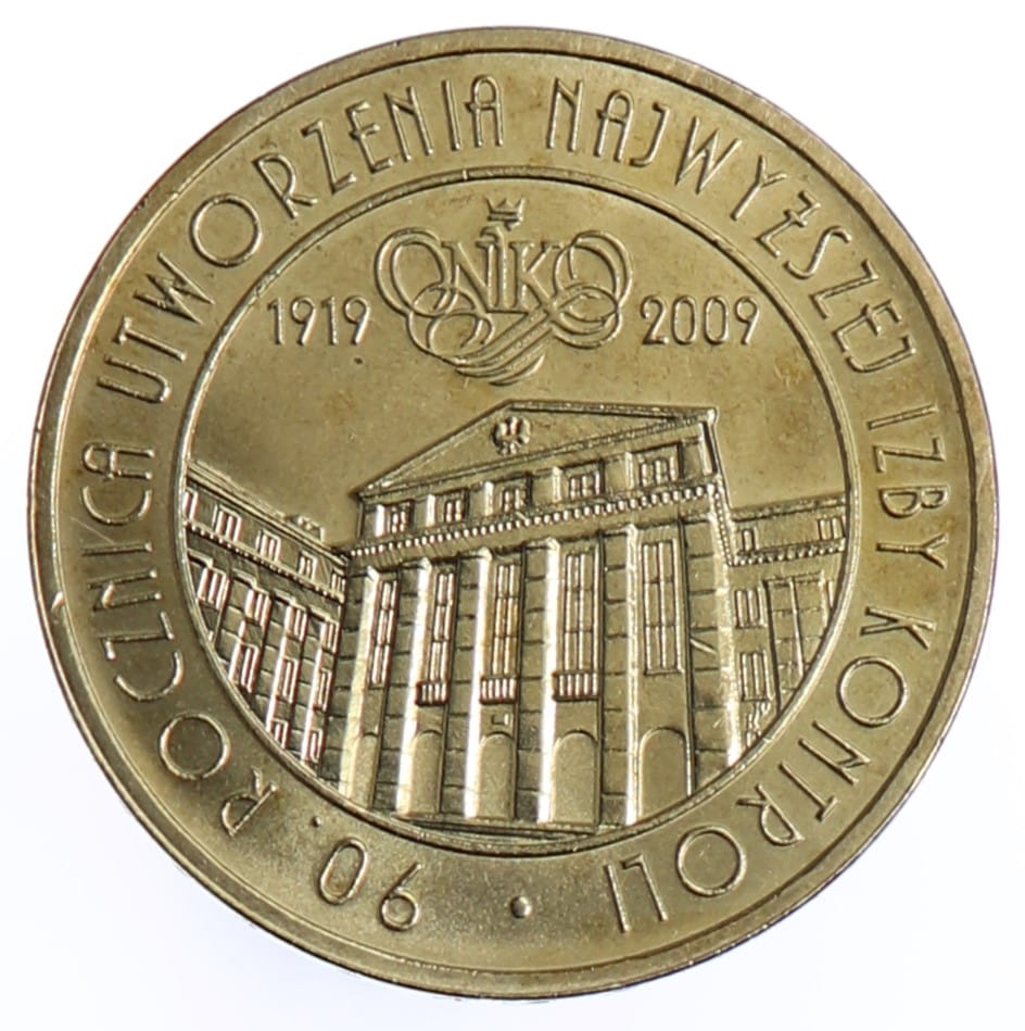 Moneta 2 zł Najwyższa Izba Kontroli - 2009 rok
