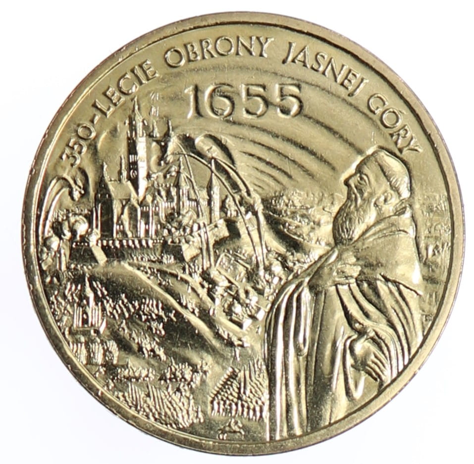 Moneta 2 zł Obrona Jasnej Góry - 2005 rok