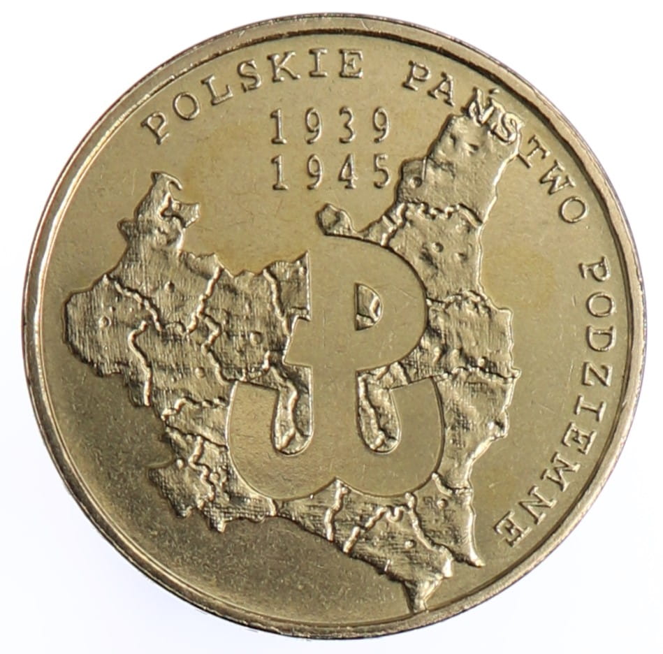 Moneta 2 zł Państwo Podziemne - 2009 rok