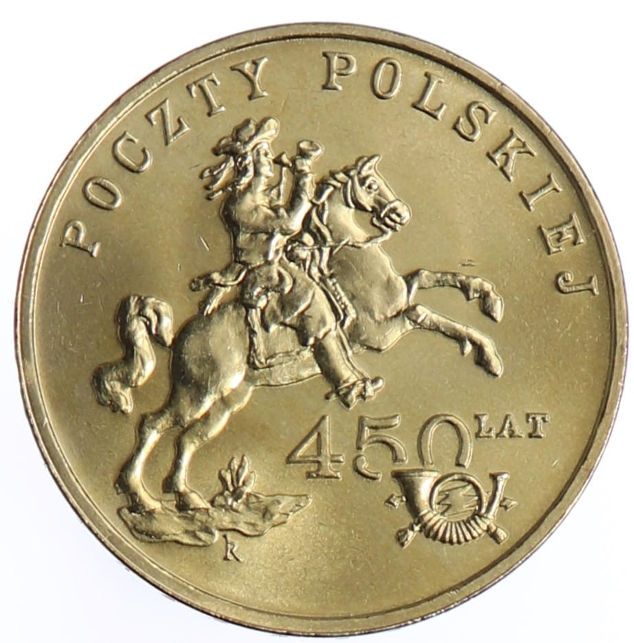 Moneta 2 zł Poczta Polska - 2008 rok