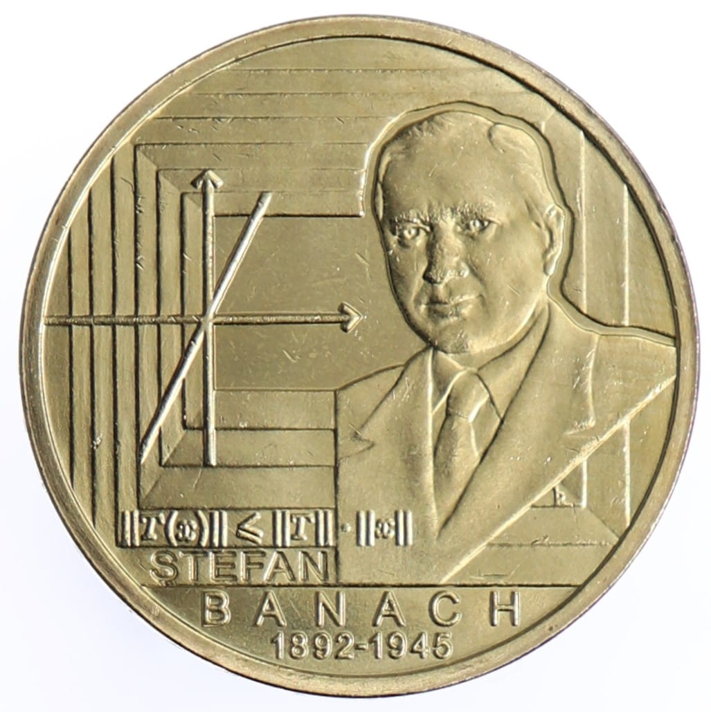 Moneta 2 zł Stefan Banach - 2012 rok