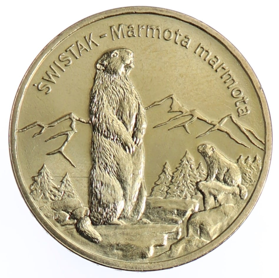 Moneta 2 zł Świstak - 2006 rok