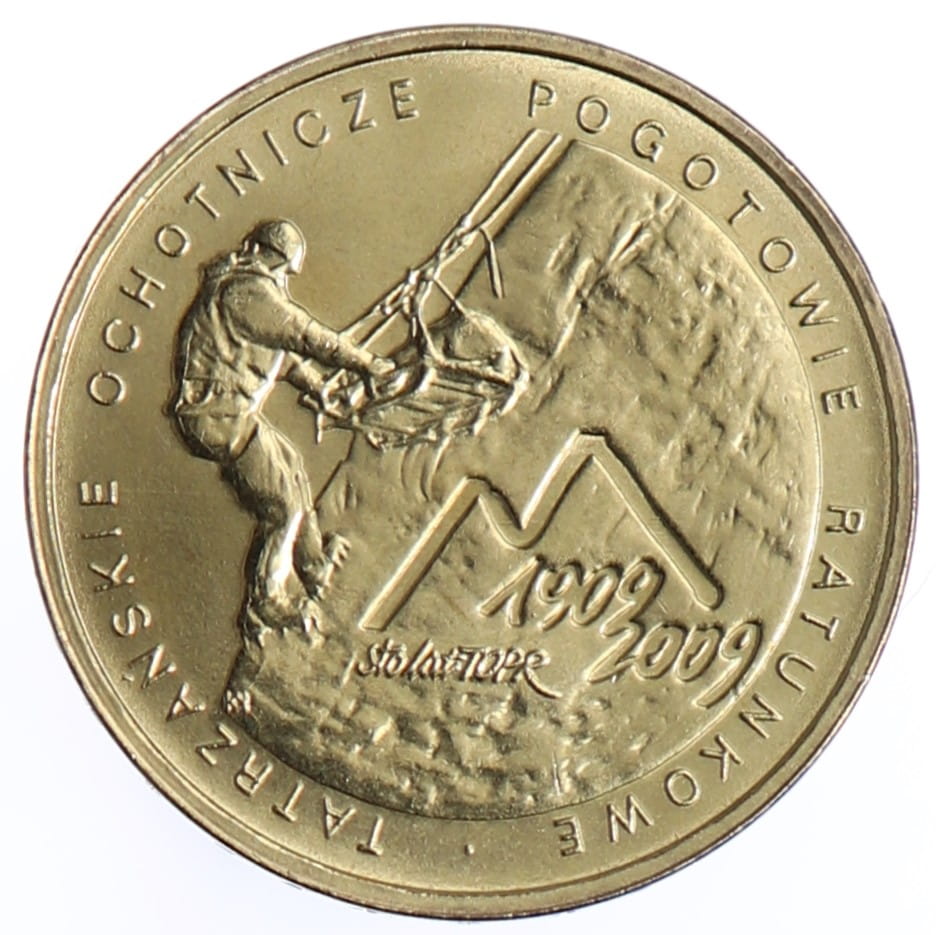 Moneta 2 zł TOPR - 2009 rok