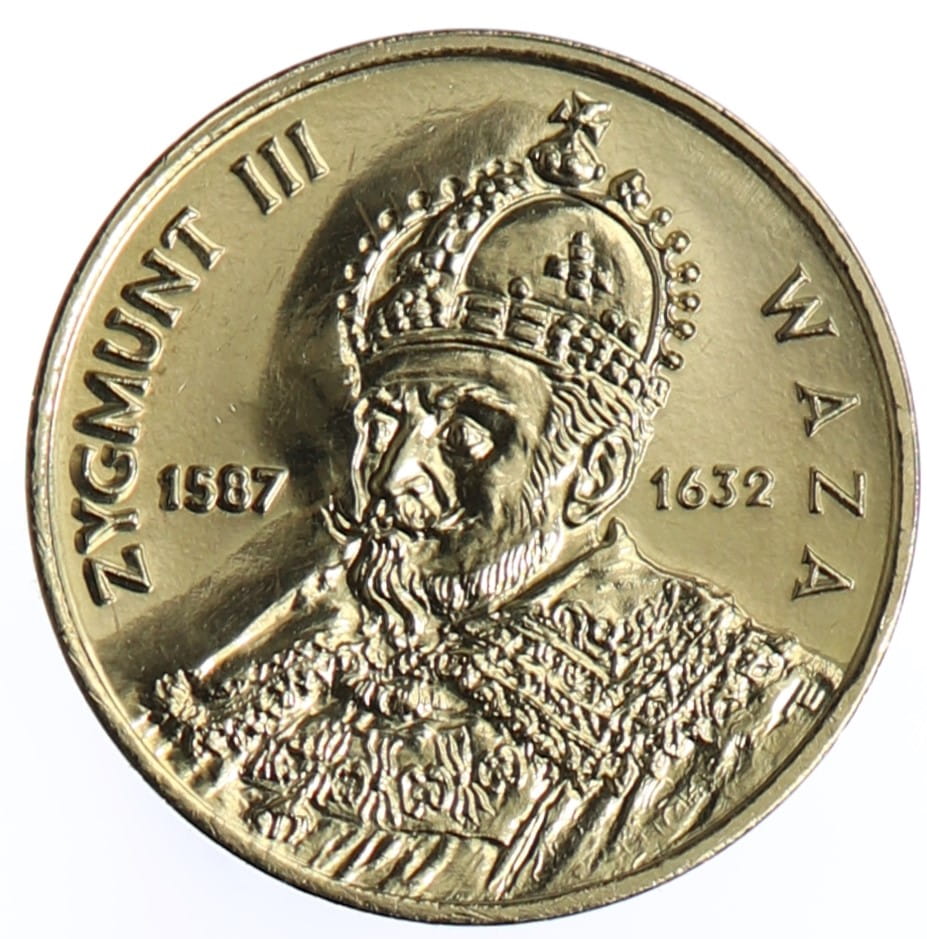 Moneta 2 zł Zygmunt III Waza - 1998 rok