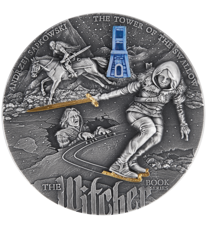 Moneta 5 dolarów - Wiedźmin - Wieża Jaskółki