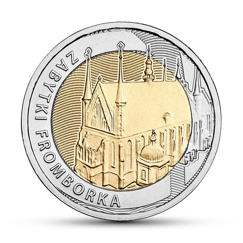 Moneta 5 zł Zabytki Fromborka