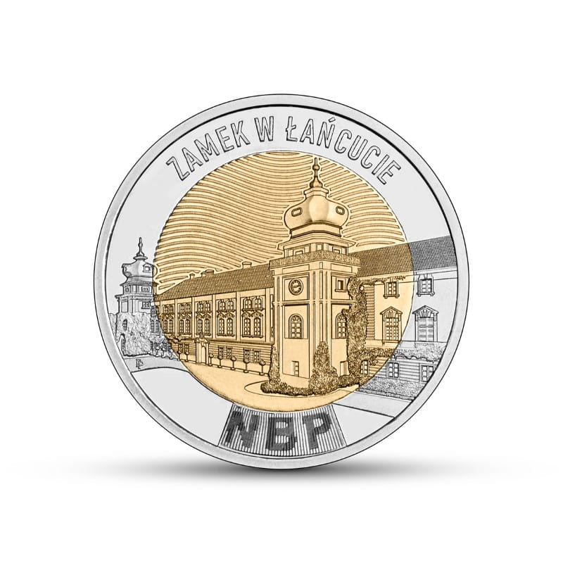 Moneta 5 zł Zamek w Łańcucie