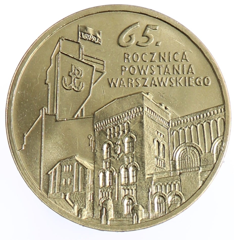 Moneta 2 zł Rocznica Powstania Warszawskiego - 2009 rok