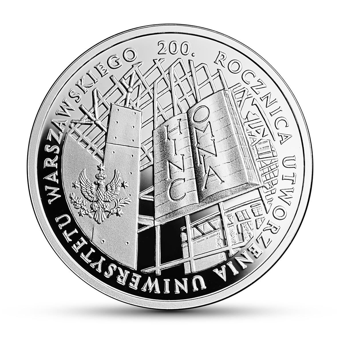 Moneta 10 zł Uniwersytet Warszawski