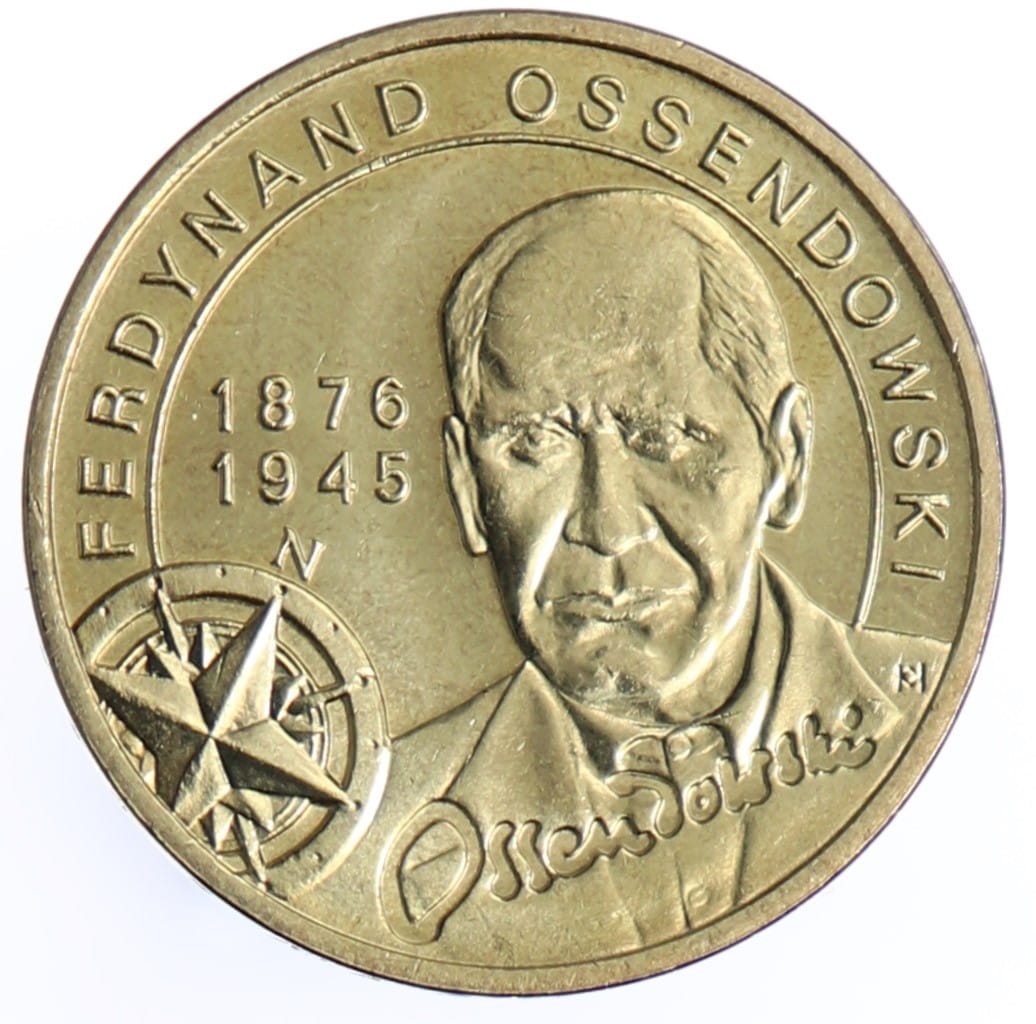 Moneta 2 zł Ferdynand Ossendowski - 2011 rok