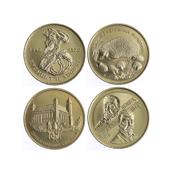 Komplet monet 2 zł - 1996 rok