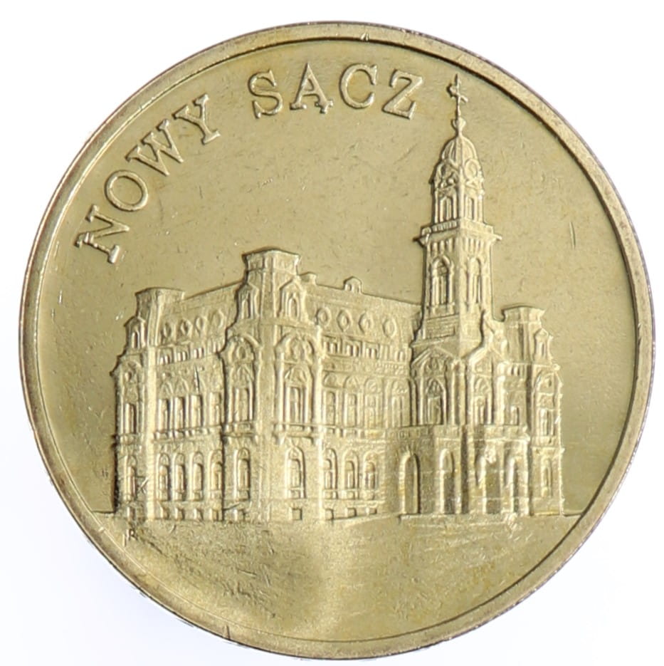 Moneta 2 zł Nowy Sącz - 2006 rok