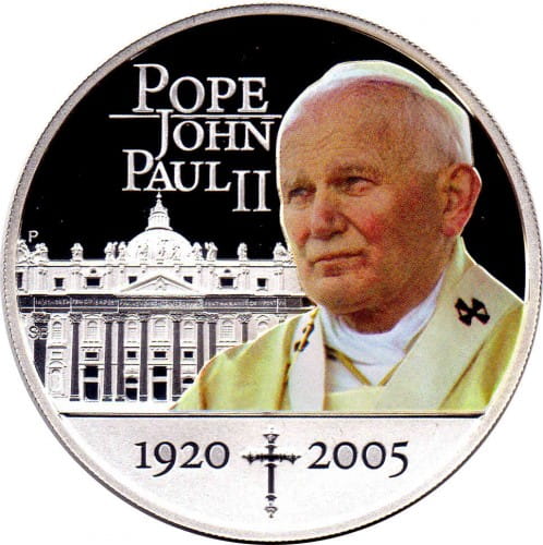 1 Dolar - Jan Paweł II - 2005 rok - Cook Islands