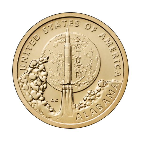 1 Dolar - Innowacje - Rakieta Saturn V - 2024 rok