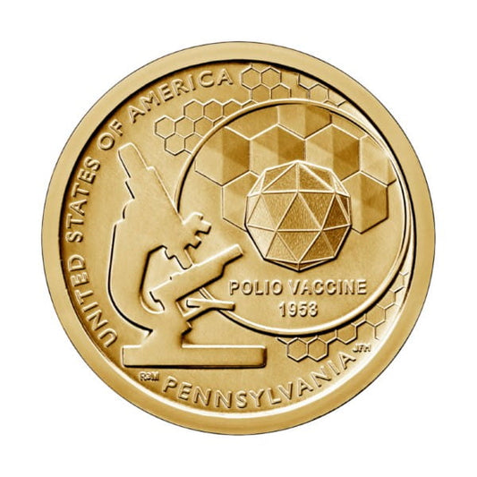 1 Dolar - Innowacje - Szczepionka przeciwko polio - 2019 rok