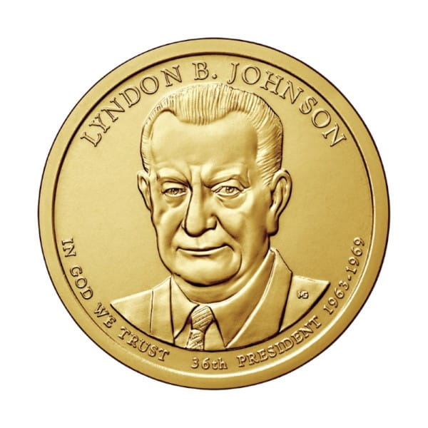 1 Dolar - Lyndon B. Johnson - 2015 rok
