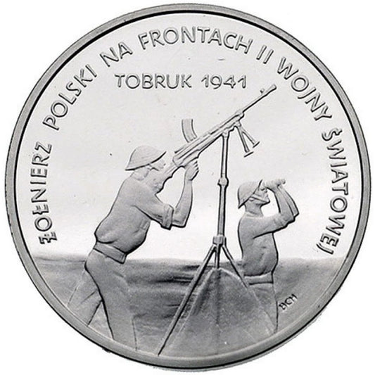 100 000 złotych - Żołnierz na Frontach - Tobruk - 1991 rok