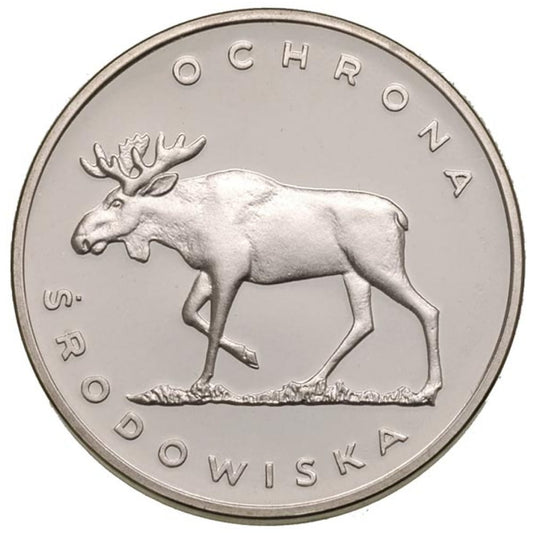 100 złotych - Ochrona Środowiska - Łoś - 1978 rok